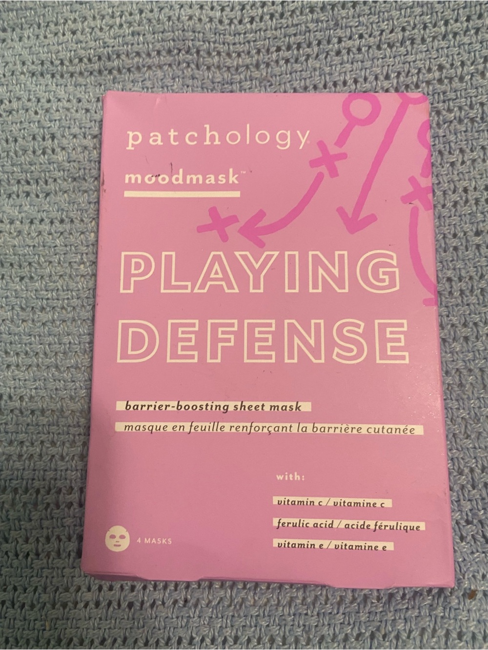 Patchology Playing Defense Moodmask – Pink Barrier-Boosting Sheet Mask